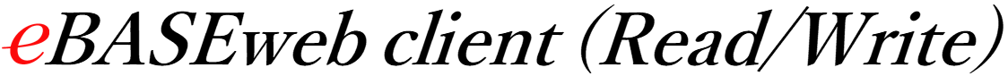 eBASEwebクライアント(Read/Write版)